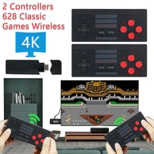 628 Classic Retro Games Console - 2 Controllers Included for Family Play