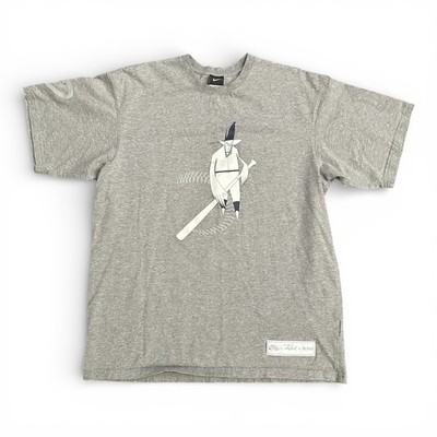 Nike New York Yankees Futura Be True Pointman Gray T-Shirt Mens Size Medium