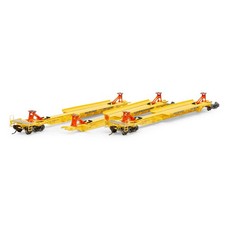 Athearn ATH15536 57' Trinity Spine Car RTR TTRX 361113 3 Freight Cars HO