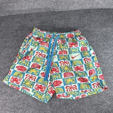 Nike Sportswear Woven Flow Shorts Size Small DR9845-392 Multi-Color Lined
