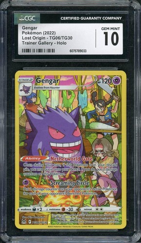Gengar graded CGC 10 for sale on eBay