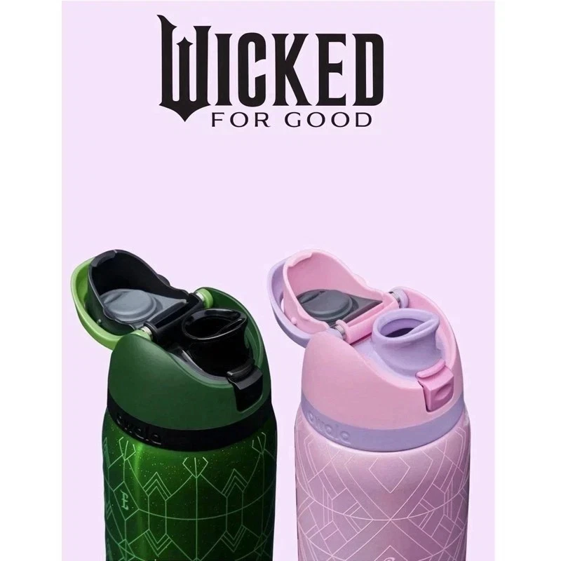 Nuevo Owala Wicked For Good Glinda & Elphaba 32oz paquete freesip en mano regalo Foto 2 de 4