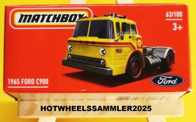 MATCHBOX ''1965 FORD C900'' FARBE GELB IN BOX OVP UNGEÖFFNET ANSEHEN!