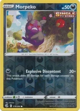 MORPEKO 179/264 FUSION STRIKE POKEMON (REVERSE HOLO, NM)