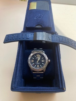 Breitling Colt 44 blaues Zifferblatt Herrenuhr - A74387