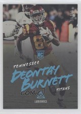 2018 Panini Luminance Rookie Platinum Blue 5/25 Deontay Burnett #131 0r2f