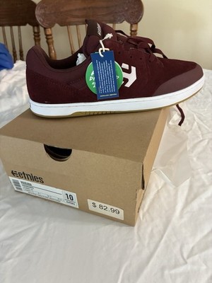 etnies Marana Red Skateboarding Shoes Men's US 10 Medium (D)
