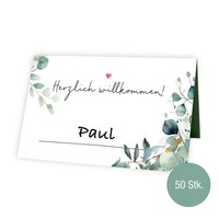 Tischkarten Hochzeit 50X TischkäRtchen Namensschilder Platzkarten Taufe Blanko