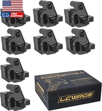 Set of 8 Square Ignition Coil Pack for Chevy Silverado Avalanche Suburban Tahoe