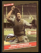 1986 Donruss Highlights #33 Ernie Lombardi