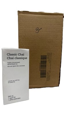 12 Pk Case Starbucks Classic Chai Spiced Black Tea Concentrate 32 oz each