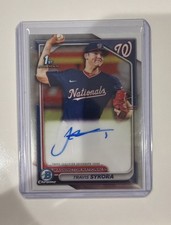 2024 Travis Sykora💎1st Bowman Chrome Autograph #CPA-TSY Nationals!🔥⚾️🔥