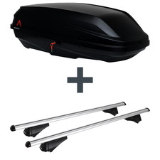 Dachbox G3 BiCube 300+ + Dachträger Menabo Tiger für Ford Focus Turnier IV HP NP