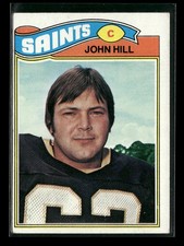 1977 Topps #117 John Hill New Orleans Saints