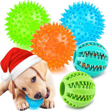 2 Different Functions Interactive Ball for Dogs 2.5  Squeaky Dog Balls Toys and
