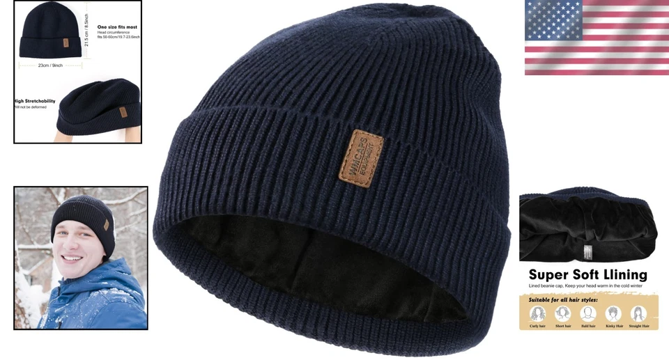 Sombrero de cachemir Bruno Magli para hombre azul Os Foto 2 de 4