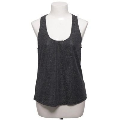 La Petite Étoile, Tank­top, Größe: XS, Schwarz/Silber, Polyester, Streifen #CU3