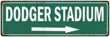 Dodger Stadium Vintage Look Ballpark Baseball Metal Sign 106180073025