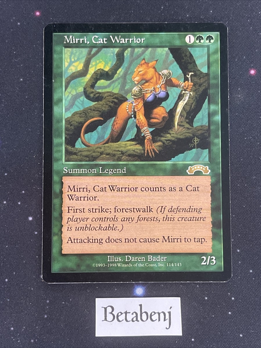 MTG Mirri, Cat Warrior - Exodus | eBay