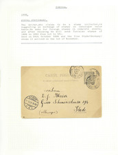 Tunisia-Postcard-1898-Post card sent to Stage Germany