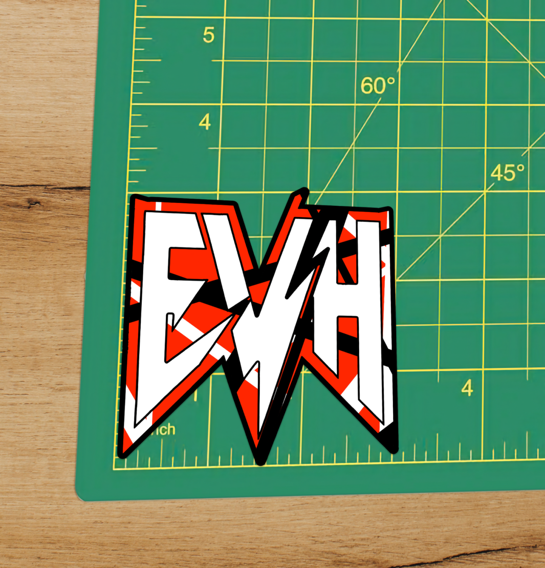 Vinyl Car Decals, Stickers & Vinyl Art Quot;Eddie Van Halen Jump" Sticker For Sale By BwayneArt Art Décor Decals, Stickers & Vinyl Art - Foto 2