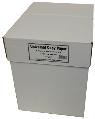 Kopierpapier 50000 Blatt Papier weiß Paper A4 für Laser InkJet Multifunktion 80g