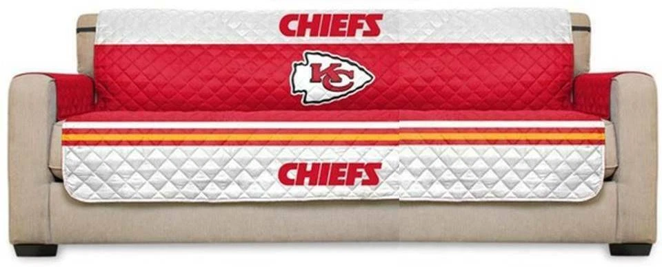 Kansas City Chiefs NFL Sofa Protector and 2 Recliner Chair Protectors