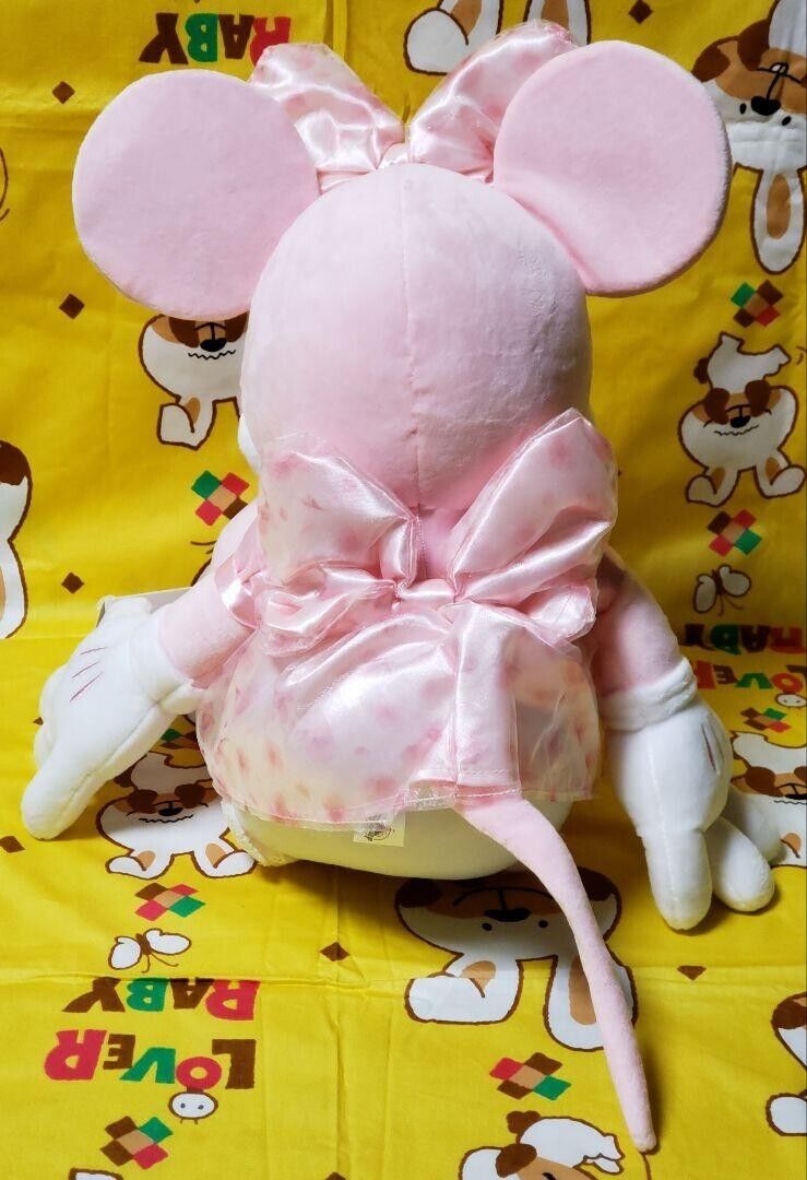 Disney Plush Sakura Minnie Mouse Pink Cherry Blossom Doll Disney Plush Sakura Minnie Mouse Pink Cherry Blossom Doll