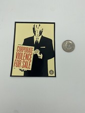 Obey Giant / Shepard Fairey Corporate Violence Large Sticker Collectible