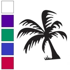 Hawaiian Palm Tree, Vinyl Decal Sticker, Multiple Colors  Sizes 939