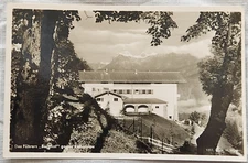 Vintage WW2 "Adolf Hitler" Des Fuhrers Berghof Unposted Real Photo Postcard RPPC
