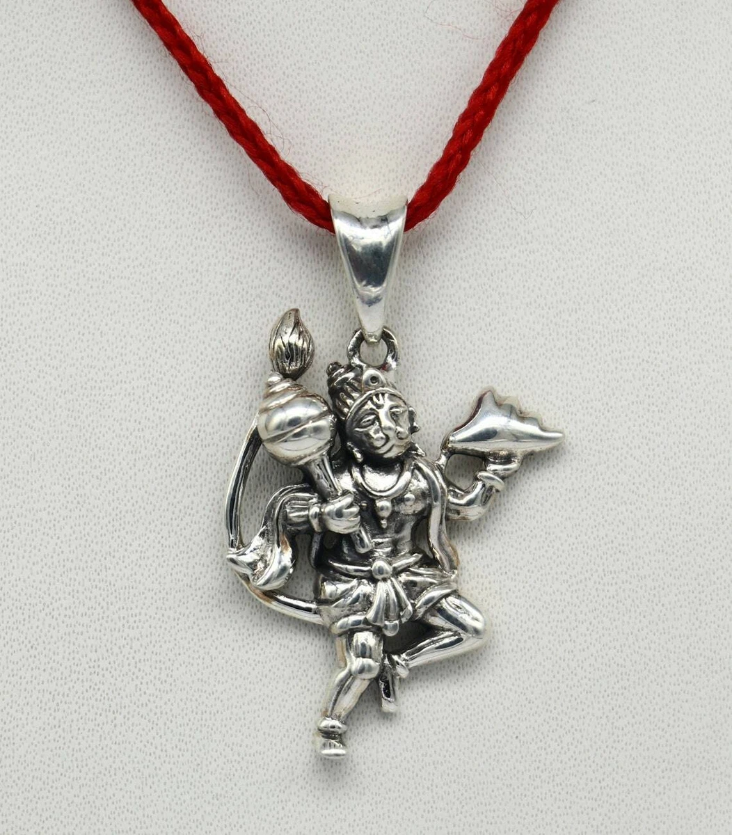 Silver hanuman locket for best sale baby