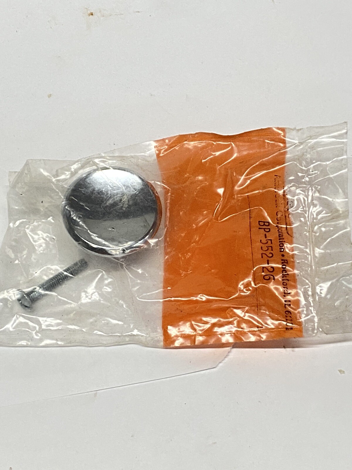 Lot 10 Vintage Amerock Oversized Concave Chrome Knob MCM Retro