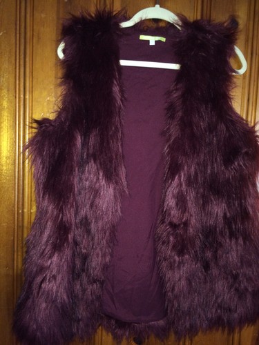 Faux Fur Vest By Gianni Bini Glamour 