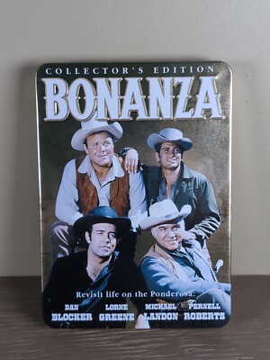 NEW Bonanza 4 DVD Set COLLECTOR'S EDITION Gold Tin BOX 2008 WESTERN