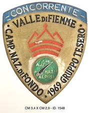 ALPINI CAMPIONATO SCI DI FONDO GRUPPO TESERO VAL DI FIEMME 1969 DIST CONCORRENTE