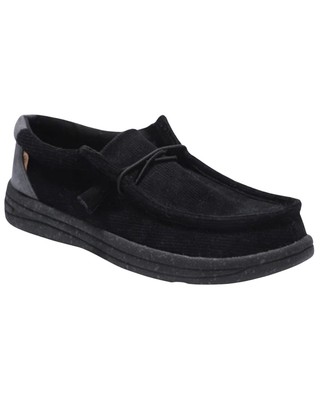 Lamo Men's Corduroy Paul Shoe - Moc Toe - EM2035-BLK COR