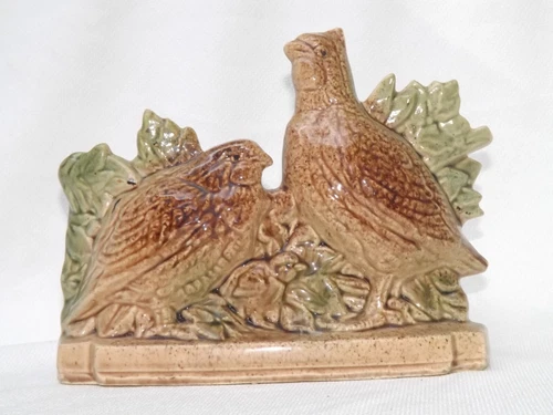 McCoy Pottery Quail Family Planter