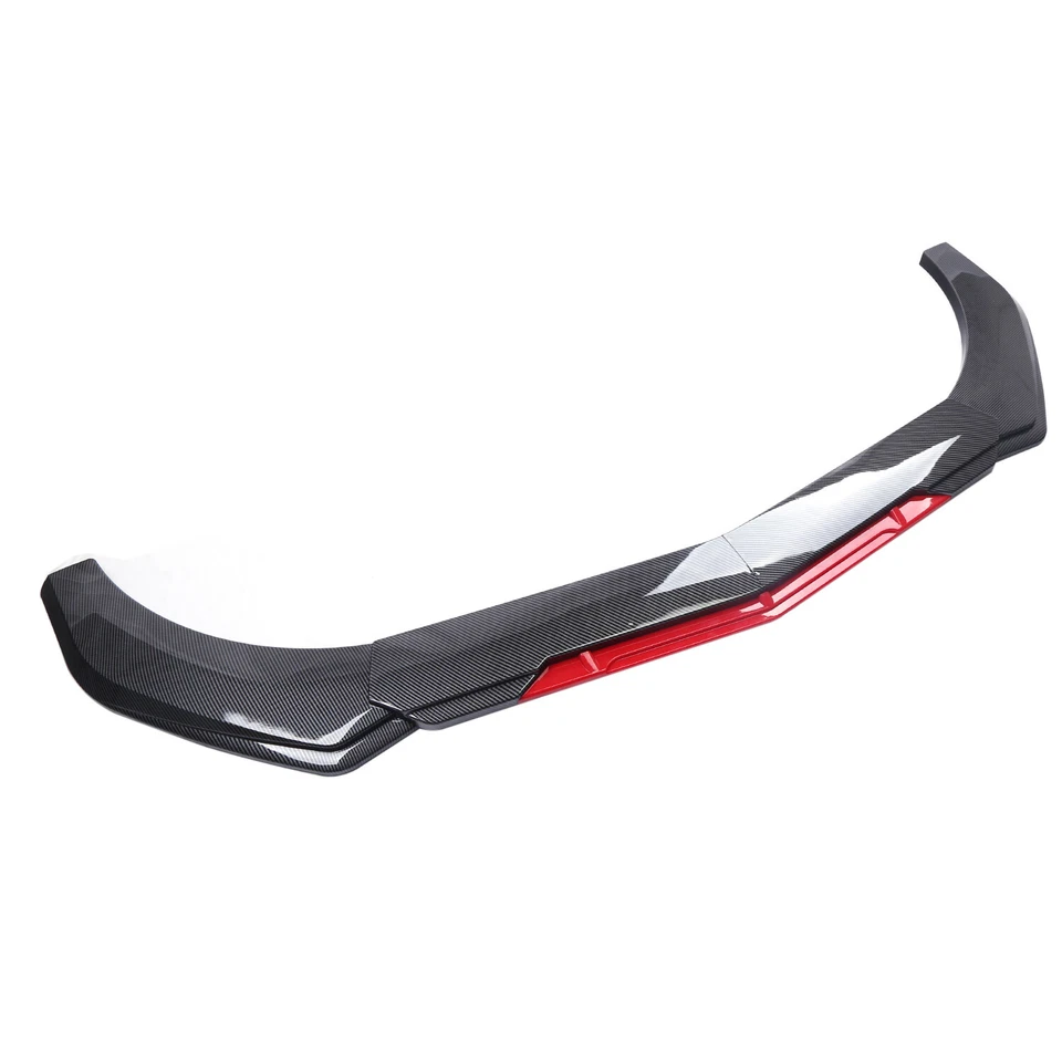 For Ford Fiesta ST MK5 Front Bumper Lip Spoiler Splitter Strut Rod Carbon Fiber — 第 4/4 张图片