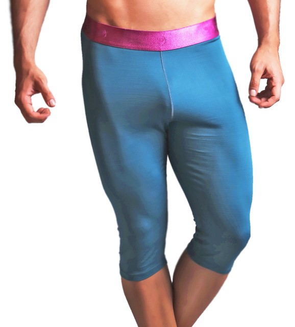 Pali Mens Sports Jogger 3/4 Capri Pants Trousers Gym Workout Leggings Quick Dry | eBay