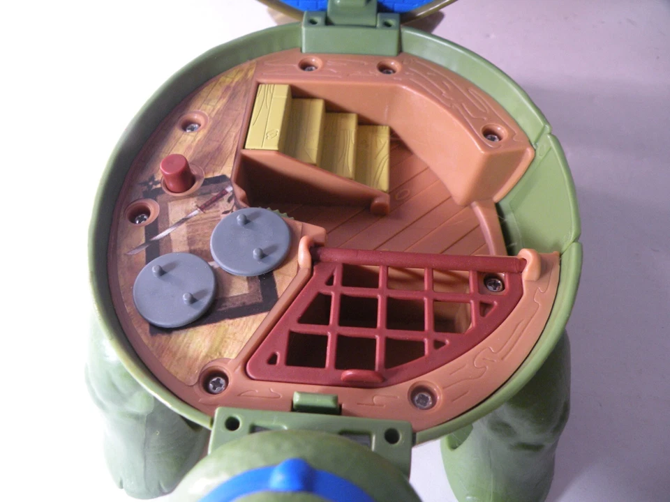 Tortugas Ninja Adolescentes Mutantes Micro Mutantes Leo's Dojo Leonardo Ambas Figuras Foto 3 de 4