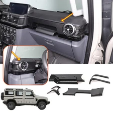 ABS Carbon Fiber Interior Dashboard Side Air Vent Trim For Ineos Grenadier US
