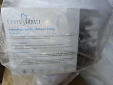 ComfyDown Bed Pillow for Sleeping, Down and Feather Stuffing, with Premium Egypt