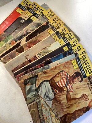 1960 s Classics Illustrated Lot of 12