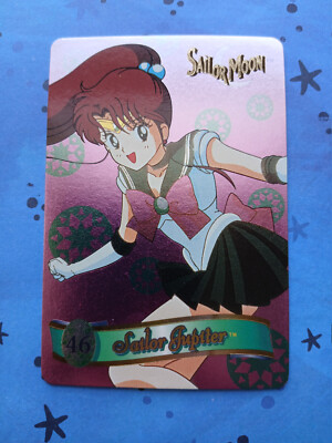 Sailor Moon Foil Card Cardzillion Series 2 #46 Sailor Jupiter 1996 Dic Bandai