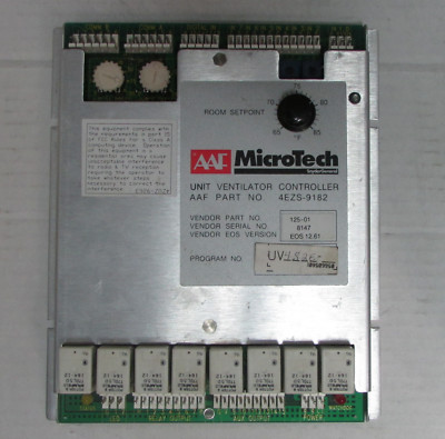 MicroTech Ventilator Controller 4EZS-9182 | eBay