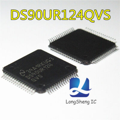 1PCS DS90UR124QVS QFP6 24-bit LVDS serial serial stringing device NEW #A6-41