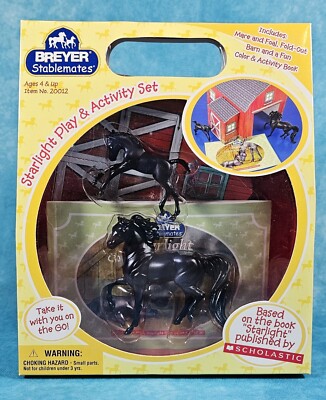 Breyer Horses 20012 Starlight Play Activity Set Stablemates G2 Morgan Scrambling