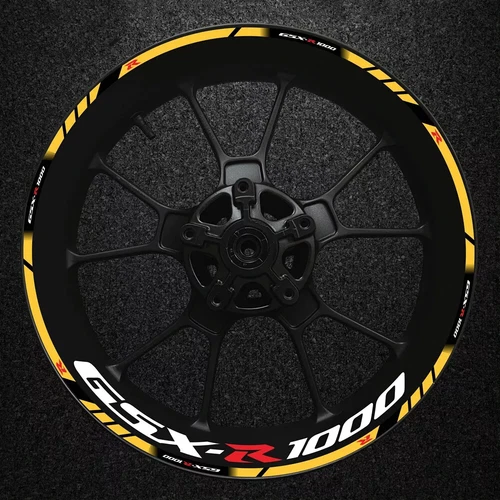 For SUZUKI GSX-R1000 GSXR 1000 Wheel Hub Rim Decorative Decal Reflective Sticker - Picture 18 of 34
