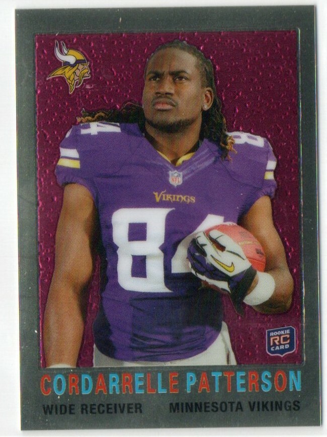Cordarrelle Patterson 2013 Topps Chrome 1959 Mini Rookie Insert Card 4 eBay